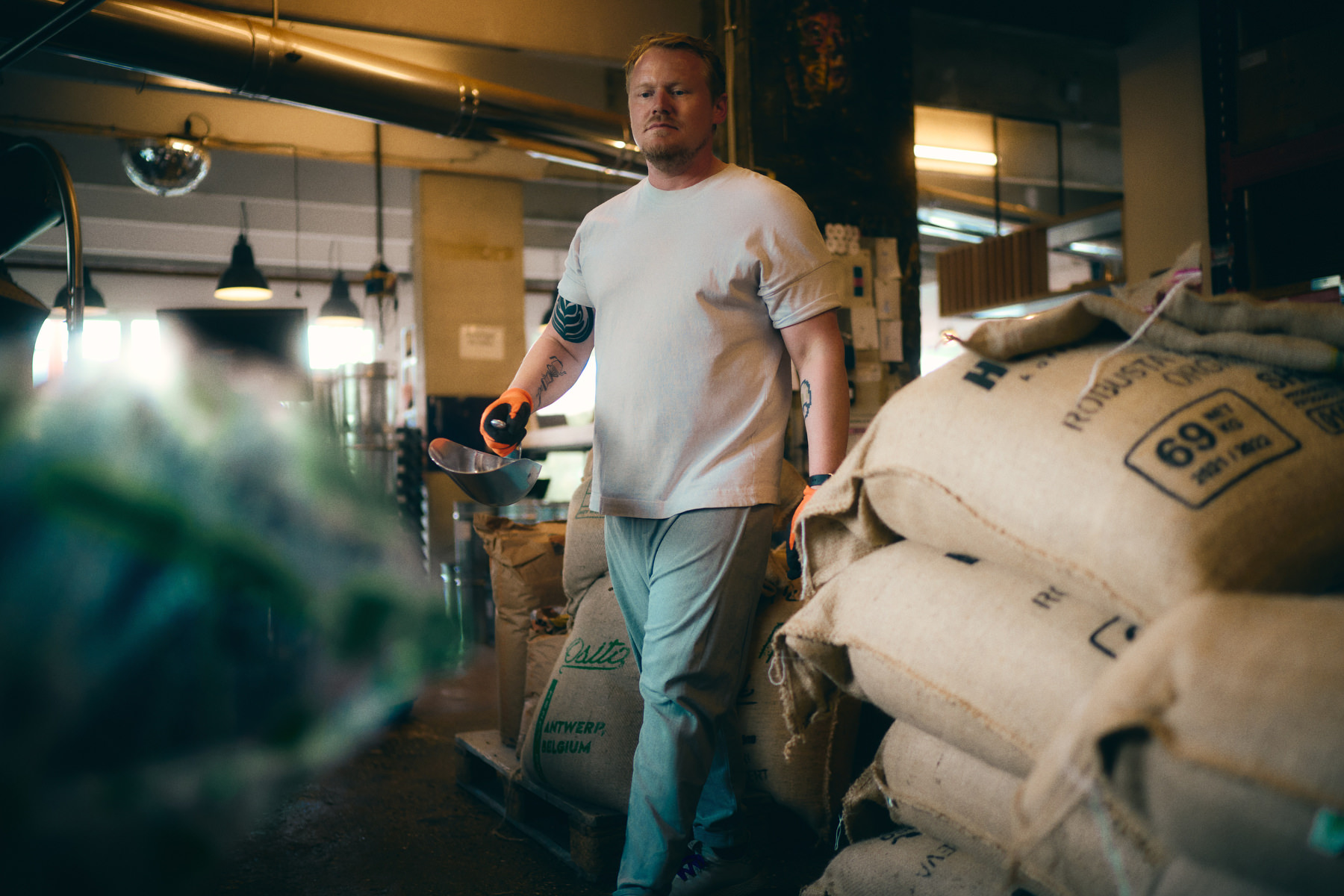 Business Fotograf Köln: Industriefotografie Kaffeerösterei